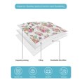 thumbnail image 5 of Pink Ombre Spring Floral King Size Down Alternative Comforter, Lightweight Comforter Quilt Bedding Set with Pillow Shams Summer Flowers Botanical All Seasons Bed Comforter Duvet Insert 96"x106", 5 of 7