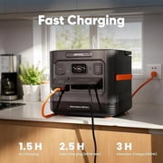 Jackery 1500 Ultra Power Station , 1536Wh LiFePO4, 1800W AC, Stay Powered During Snowstorms & Emergencies