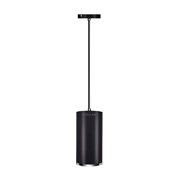 Lámpara De Techo Led Luces De Acrílico Negro 12w