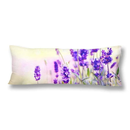 Gckg Purple Lavender Field Body Pillow Covers Pillowcase 20x60