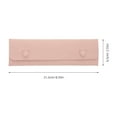 thumbnail image 2 of unbranded Organizador De Joyas Rosa De Tela Suave Para Collares Y Almacenamiento En Viaje, 2 of 8