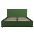 Novogratz Kelly Upholstered Bed with Storage, Multiple Colors, Multiple