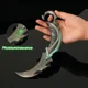 thumbnail image 4 of Serie de armas cuerpo a cuerpo Valorant de 22 cm, modelo de metal Reaver EP 5 Karambit, réplica de espada, juego 1:1, arma, cuchillo, juguetes, adornos, 4 of 5