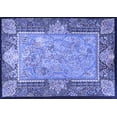 thumbnail image 1 of Ahgly Company Indoor Rectangle Persian Blue Traditional Area Rugs, 3' x 5', 1 of 4