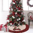 thumbnail image 5 of CHAO Falda para árbol de Navidad de coche, 120 cm, decoración para árbol de Navidad, cubierta para árbol artificial, decoración para árbol de Navidad para temporada navideña, 5 of 5