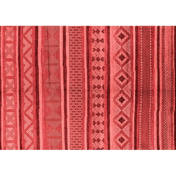 Ahgly Company Indoor Rectangle Oriental Red Industrial Area Rugs, 3' x 5'