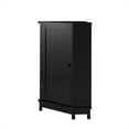 thumbnail image 5 of Bathroom Corner Cabinet, Modern Bathroom Storage Cabinet With Adjustable Shelves, Floor Corner Cabinet With Door For Kitchen Living Room, 5 of 9