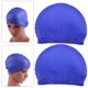 thumbnail image 3 of Gorro Natación Deportivo para Adultos Cubierta Impermeable Silicona Con Forma Gota Color Azul Oscuro 2 Uds., 3 of 6