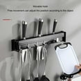 thumbnail image 4 of Estante de cocina montado en la pared, soporte para sartenes, espátula, cuchara, percha para cuchara, hogar, Bar, restaurante, café, punzón, Organizadores de utensilios de cocina Mate 40cm Toystoory HA067348-02, 4 of 6