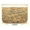 thumbnail image 2 of Ruger 32x26 White Modern Wood Framed Museum Art Print Titled - Manteno Illinois - Ruger 1869, 2 of 4