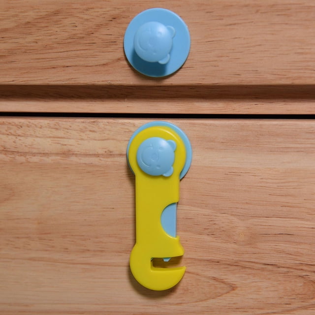 Cerradura 5 Uds., Cerradura De Abrazadera Para Puerta De Armario De Seguridad Para Bebés, Cerraduras Para Cajas De Armarios Y Cajones Para Niños