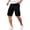 Black -BI10, variant on Nestiefly Mens Cargo Cotton Chino Shorts Elastic Waist Drawstring Casual Work Shorts Summer Hiking Traval Shorts with 4 Pockets Dark Gray L