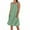 01-Green, variant on Dezsed Women's Summer Casual Sleeveless Cotton Linen Dresses Loose Tunic Tank Beach Mini Dress Sundress with Pocket Green XL