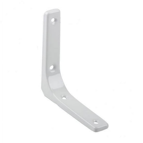 TISHITA 2xHeavy Duty Shelf Bracket Wall Hanging Shelve d Brackets White 4Inch , White 4Inch, 3 Pcs