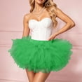 thumbnail image 4 of Kilaqueen Women's Five Layer Tulle Tutu Skirt with Elastic High Waist, Short Fluffy Costume Skirt for Dance, Rave, Party and Dress Up Outfits, 4 of 7