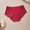 c03Red, variant on Arnsht Cheeky Underwear for Women Large Size High Waist Lace No Show Bikini Soft Breathable Thin Thong Seamless Panties Red XXXXL