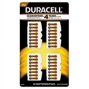 Duracell Hearing Aid Size 312 Batteries, 32 Count