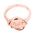 thumbnail image 2 of Anillos para mujer, regalos para mujer, anillo de 26 flores con letras inglesas, pulsera de diamantes de oro rosa, anillo de pareja con letras, pendientes de aleación, 2 of 2