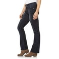 thumbnail image 3 of WallFlower Women's Luscious Curvy Bootcut Mid-Rise Insta Stretch Juniors Jeans (Standard and Plus), 3 of 4