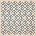thumbnail image 2 of Safavieh Courtyard Collection Tapis Bleu Intérieur Extérieur, Carré, 5 Pieds3 Pieds, Fabriqué à la Machine, 1 Unité, 2 of 5
