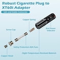 thumbnail image 2 of CoolStuff XT60i Car Charge Cable 12AWG 20Amp,12V 24V Cigarette Lighter Plug to XT60i Cord for Power Stations,Solar Generators (5FT), 2 of 7