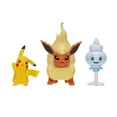 thumbnail image 1 of Figurines de combat Pokémon - Sorbébé, Pyroli + Pikachu, 1 of 5