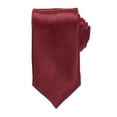 thumbnail image 1 of TOPTIE Mens Solid Color Skinny 2" Inch Necktie Tie-DeepRed, 1 of 8