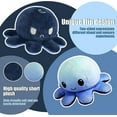 thumbnail image 3 of Adorable Two-Sided Flip Soft Reversible Octopus Plush Stuffed Animal, 3 of 5