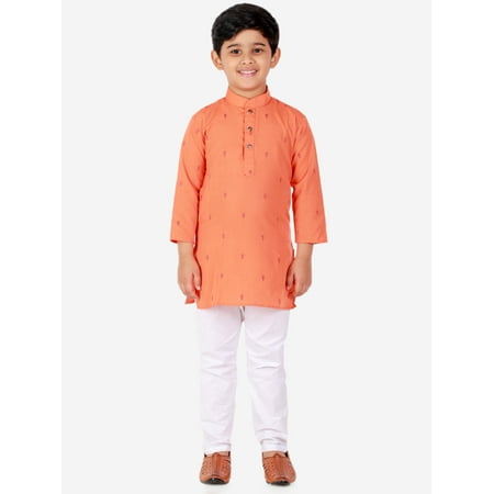 

Pro-Ethic Style Developer Boy s Cotton Kurta Pajama For Kids Boys 1 To 16 Y Pack Of 1 Orange 1-2 Years