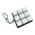 thumbnail image 1 of Juguete de teclado con forma de pata de gato para aliviar el estrés, llavero con clic para dedos, ideal para oficina, escuela, viajes, descompresión y sensorial., 1 of 8