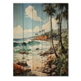 thumbnail image 3 of Designart "Tropical Vibes Beach Photo XXVII" Nautical & Beach Print on Natural Pine Wood, 3 of 5