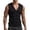 A1-Black2018, variant on XIAONU Solid Tank Top for Men V Neck Sleeveless Fitted Workout Shirt