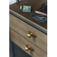 thumbnail image 3 of Goo-Ki Oval Antique Brass Cabinet Knobs with Oval Backplate, Zinc Alloy Cabinet Handles Hardware for Cupboard,Dresser & Drawer, 6 Packed, 3 of 6
