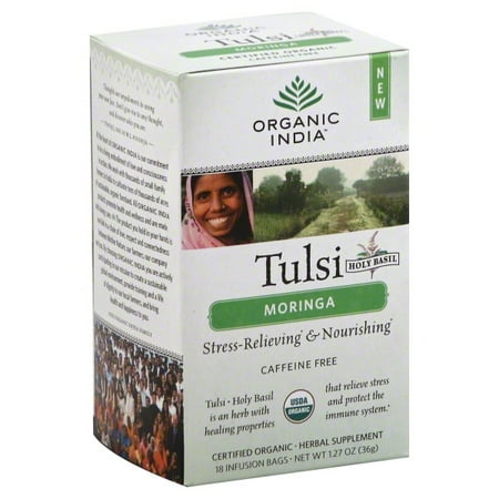 Organic India Organic India Tulsi Moringa, 18 ea (Best Of Tulsi Kumar)