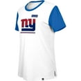 thumbnail image 2 of Women's New Era  White/Royal New York Giants Third Down Colorblock T-Shirt, 2 of 3
