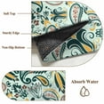 thumbnail image 6 of 5'x8' Area Rugs, Boho Sage Green Floral Indoor Outdoor Area Rug for Living Room Bedroom, Farmhouse Botanical Vintage Paisley Flower Washable Bathroom Rugs Kitchen Floor Carpet Mats Home Decor, 6 of 8