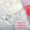 thumbnail image 4 of Two Packs Contact Lens Care Vision Care Nobleness Cute Contact Lens Cases Contact Lens Set Contact Lens kit Set Colored Contact Lenses for Women (Rose Gold), 4 of 8