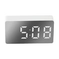 thumbnail image 4 of Car Clock LED Mirror Electronic Digital Alarm Clock Multi-color Font Portable, 4 of 8