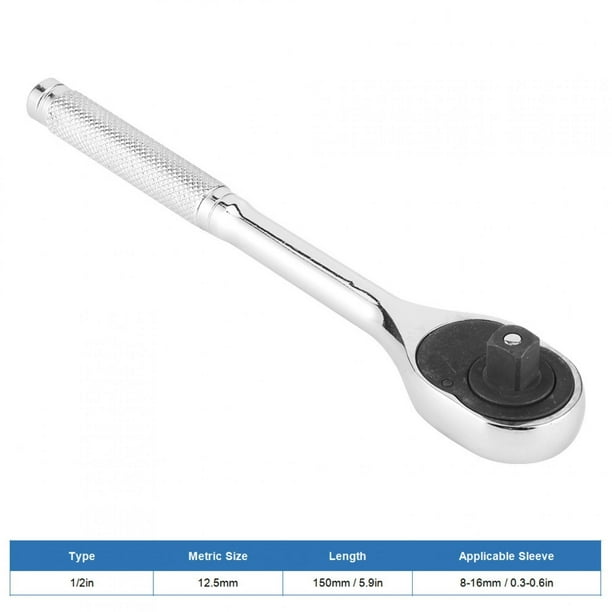 Llave De Tubo Con Accionamiento De 3/8, Llave De Trinquete Reversible CW CCW De 72 Dientes Para Instalacion De Equipos