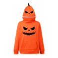 thumbnail image 5 of RMGVDSD Girls Halloween Pumpkin Hoodies for Kids Cute Hooded Sweatshirt Graphic Orange Pullover Tops with Pocket Comfy Fall Clothes Daily Comfort Wear 8-9 Years, 5 of 6