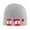 Gray, variant on Peru America Flag Beanie Hat Men Women Warm Printed Cap Knit Beanies Hats Outdoor Winter Deep Heather