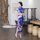 thumbnail image 4 of Vestido Cheongsam de mujer largo de gran tamaño retro de rendimiento mejorado Vestido Cheongsam de uso diario, 4 of 5