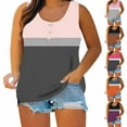 thumbnail image 1 of Ashirexll Débardeurs Sans Manches pour Femmes Grande Taille Tunique Col Rond Dentelle Décontractée Ample Été Débardeur Sans Manches, 1 of 5