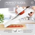 thumbnail image 5 of Börner (Boerner) Germany - Mandoline Slicer, V1 Classic Line, Basic Set - White, 5 of 6