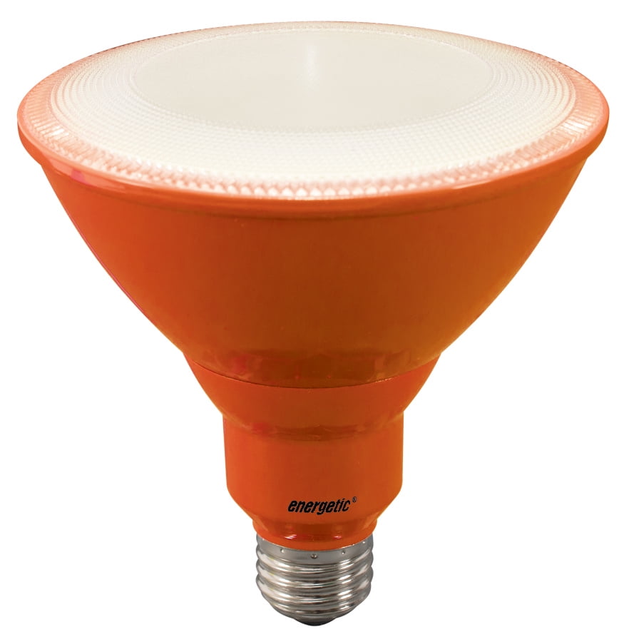 Energetic LED Color Light Bulbs, 8W (60W Equivalent), Orange, Par38