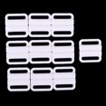 thumbnail image 3 of 10 Sets Bra Clip Clickers Front Closure Buckle CLIPS - White, 33 x 32mm, 3 of 7