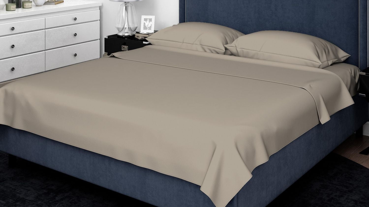 Johnson Home 600 Thread Egyptian Count Cotton Sheet Set