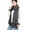 Dark Grey, variant on DOVACKA Women's Warm Long Faux Wool Scarf, Pure Color Winter Scarf with Tassels, Cozy Christmas Gift