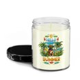 thumbnail image 2 of Boxer Hello Summer with Sunglasses and Surfboard Tropical Vibes Soy Wax Candle Boxers Dog Lover Gifts Idea 16oz White Vanilla Candle - 00007, 2 of 5
