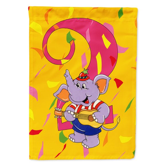 Carolines Treasures APH2159GF Happy 2nd Birthday Age 2 Flag Garden Size  Small multicolor